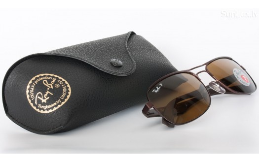 Ray-Ban Aviator Square Polarised (RB3524 012/83 57mm) saules brilles